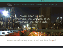 Tablet Screenshot of amadaanderson.com
